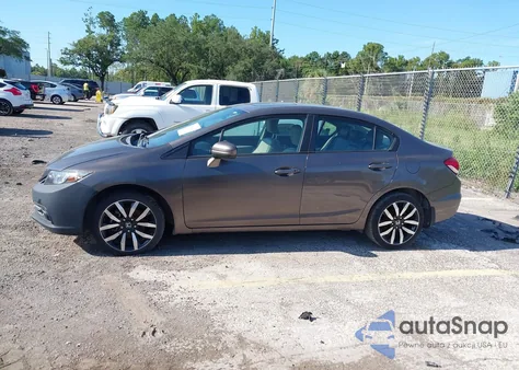 2015 Honda Civic Ex-L из США, поврежденный, VIN 2HGFB2F98FH519731